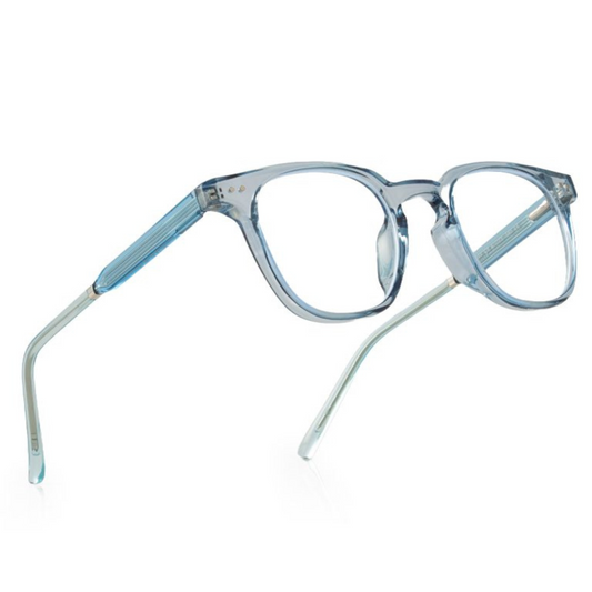 Blue-Cut Computer Glasses | Square | Wayfarer | Transparent-Blue | 790