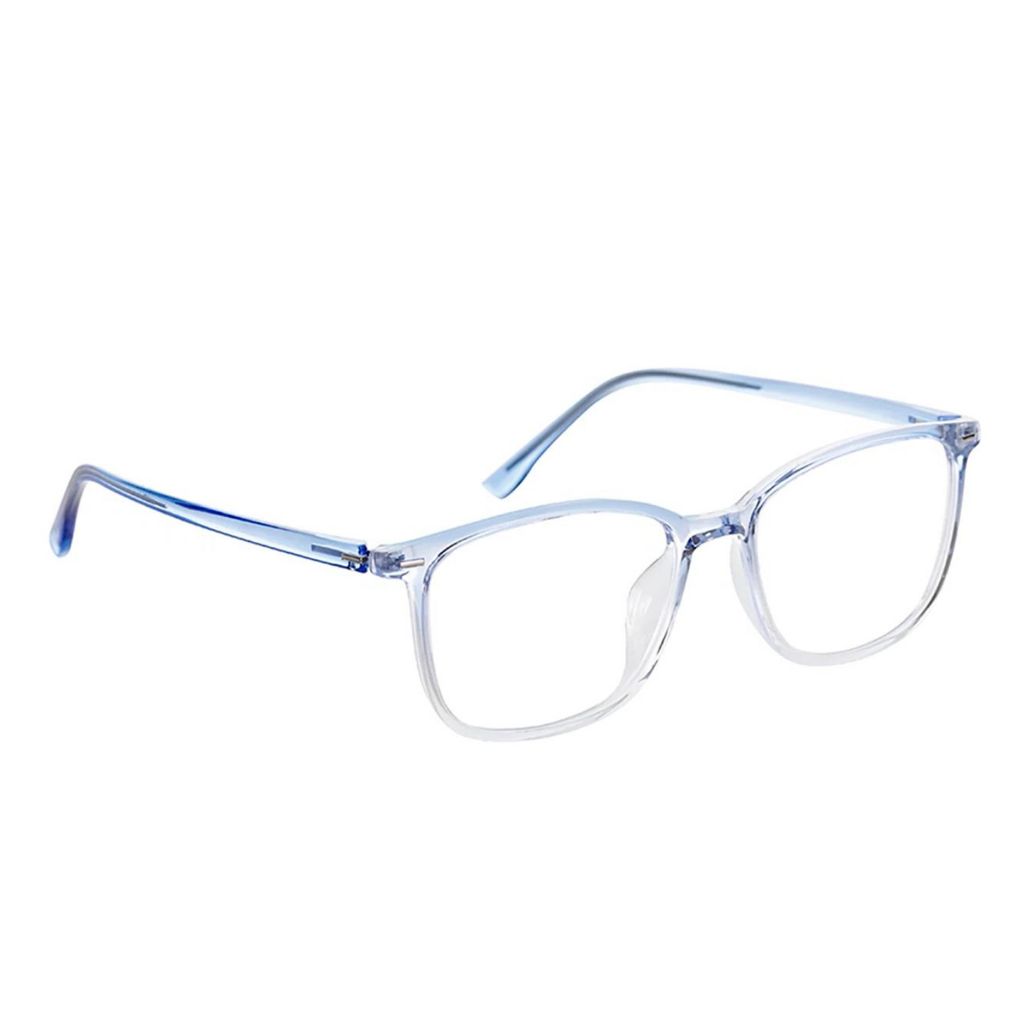 Blue-Cut Computer Glasses | Square | Rectangle | Transparent-Blue | 798