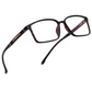 Blue Ray Blocking Rectangle TR90 Computer Glasses (8002 Brown Dammy)