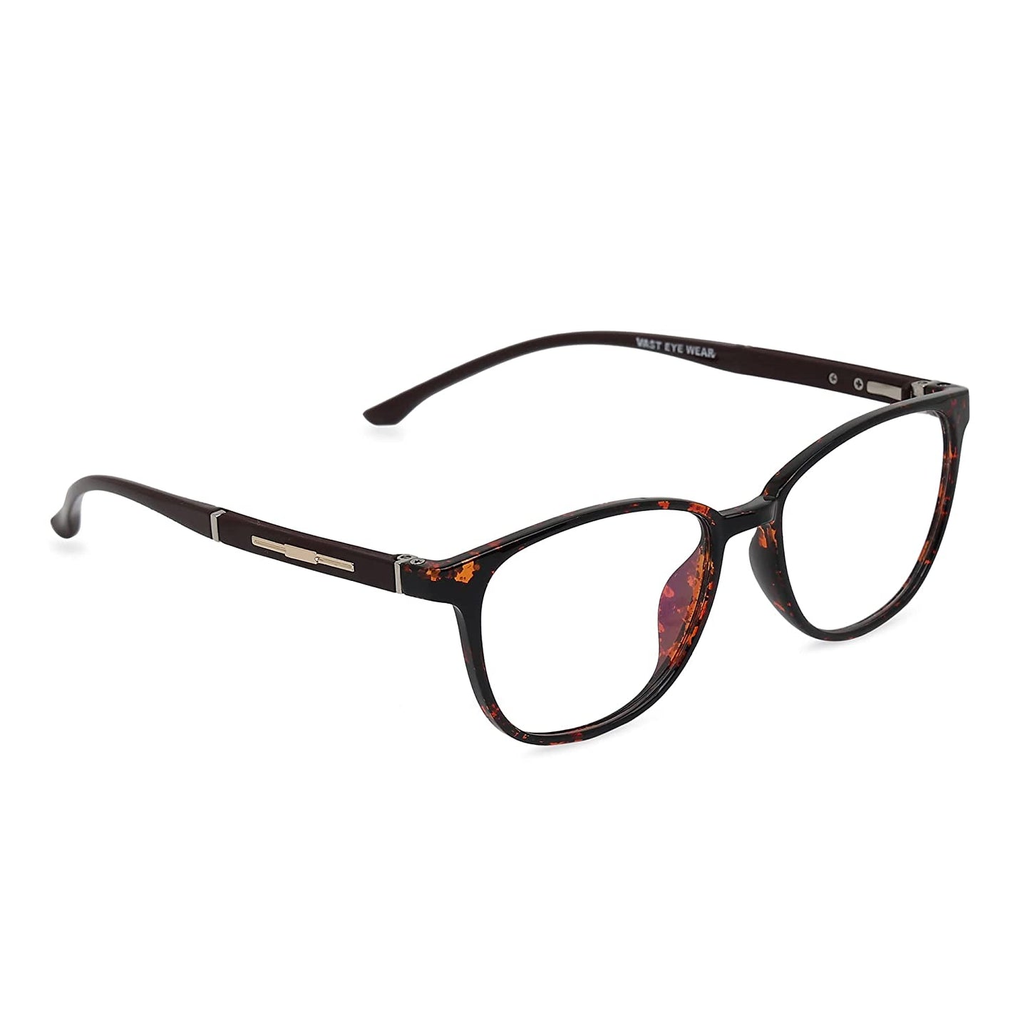 Blue Ray Blocking Square-Round TR90 Computer Glasses (8005 Brown Dammy)
