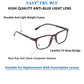 Blue Ray Blocking Square TR90 Computer Glasses (7922 Brown)