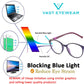 Kids Round Anti Glare Blue Ray Blocking Computer Glasses (Purple)