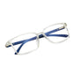 Blue-Cut Computer Glasses Transparent Rectangle TR90 Digital Eyewear Unisex (RECTANGLE79 Transparent)